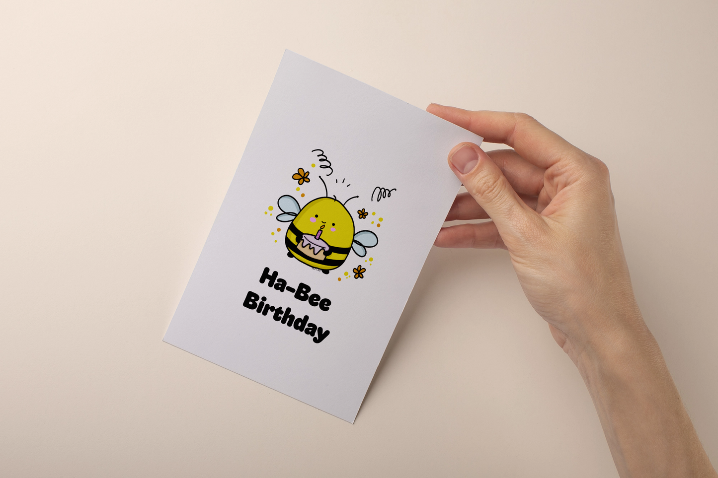 Carte Ha-Bee Birthday - Joyeux Anniversaire