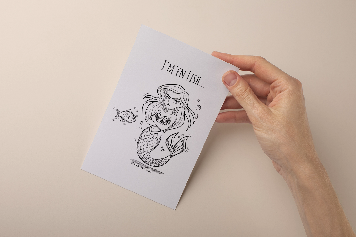 Carte J'm'en fish