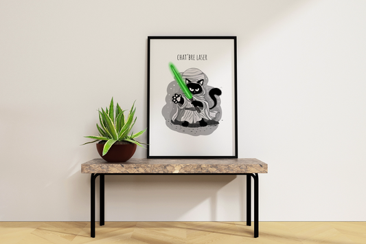 Chat'bre Laser - Affiche