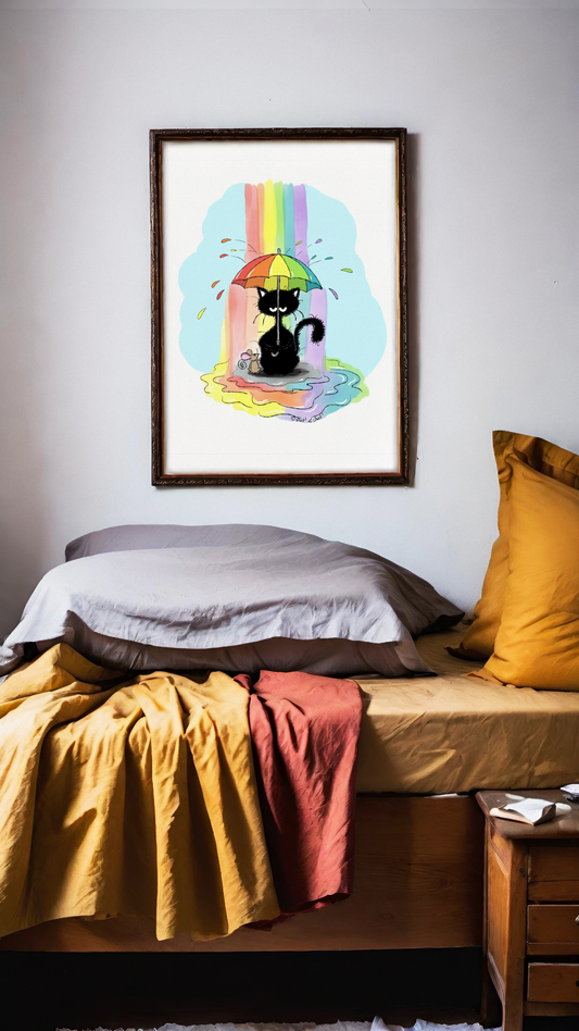 Après la pluie, la couleur - Affiche