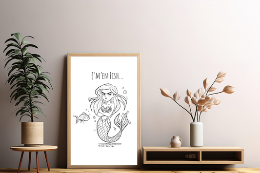 Affiche J'm'en Fish