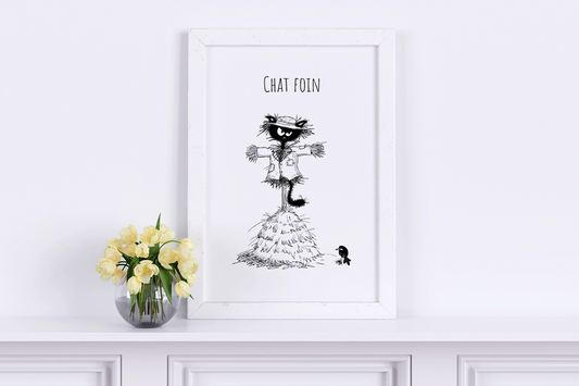 Chat Foin - Affiche