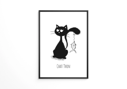 Le Chat Thon - Affiche