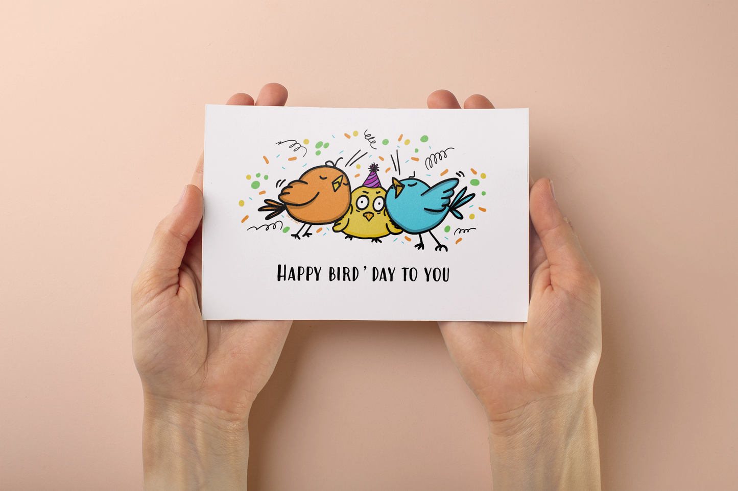 Carte Happy Bird'Day To You - Joyeux Anniversaire