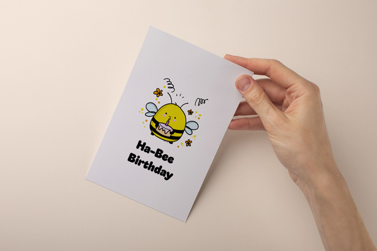 Carte Ha-Bee Birthday - Joyeux Anniversaire