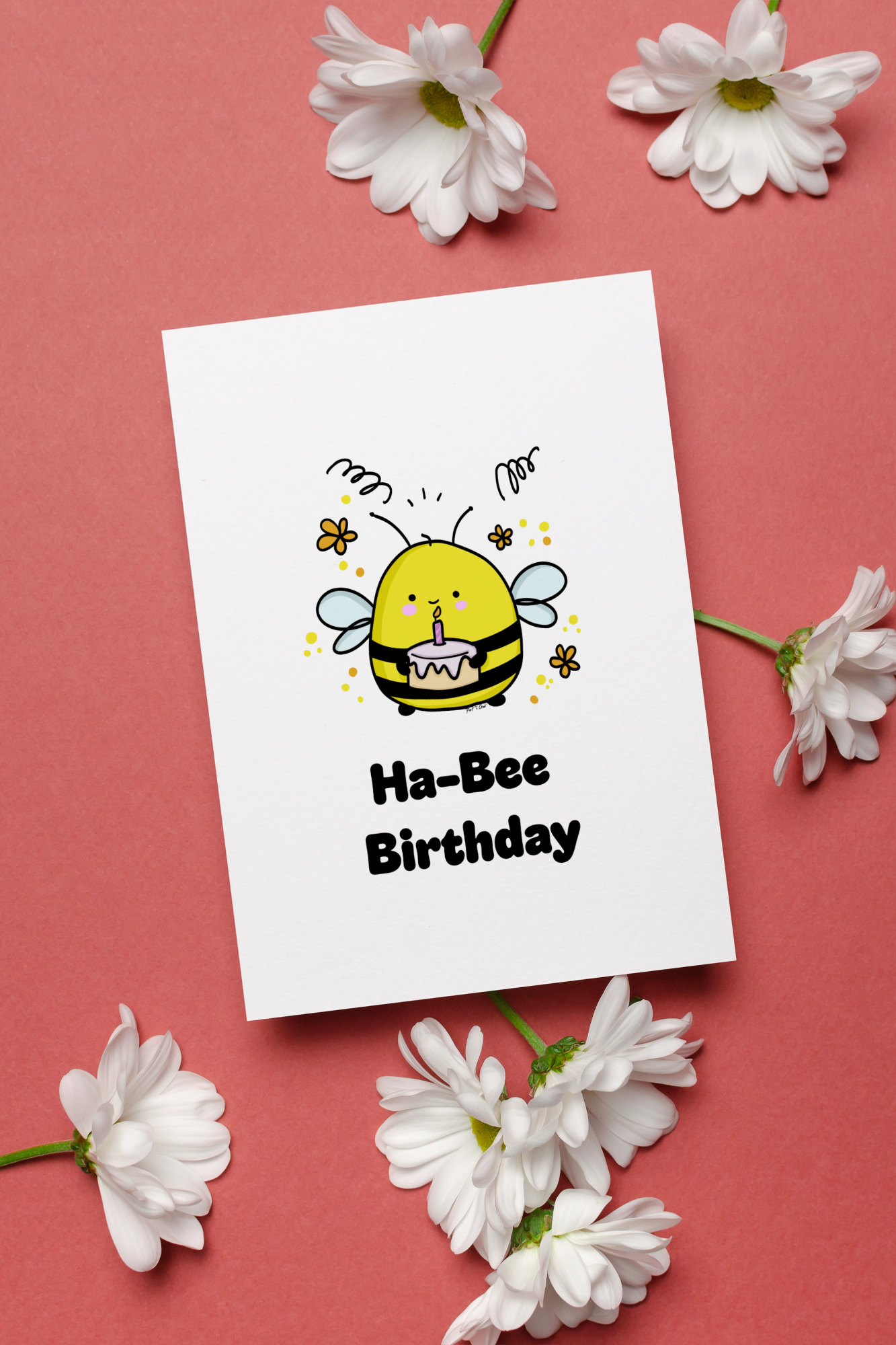 Carte Ha-Bee Birthday - Joyeux Anniversaire