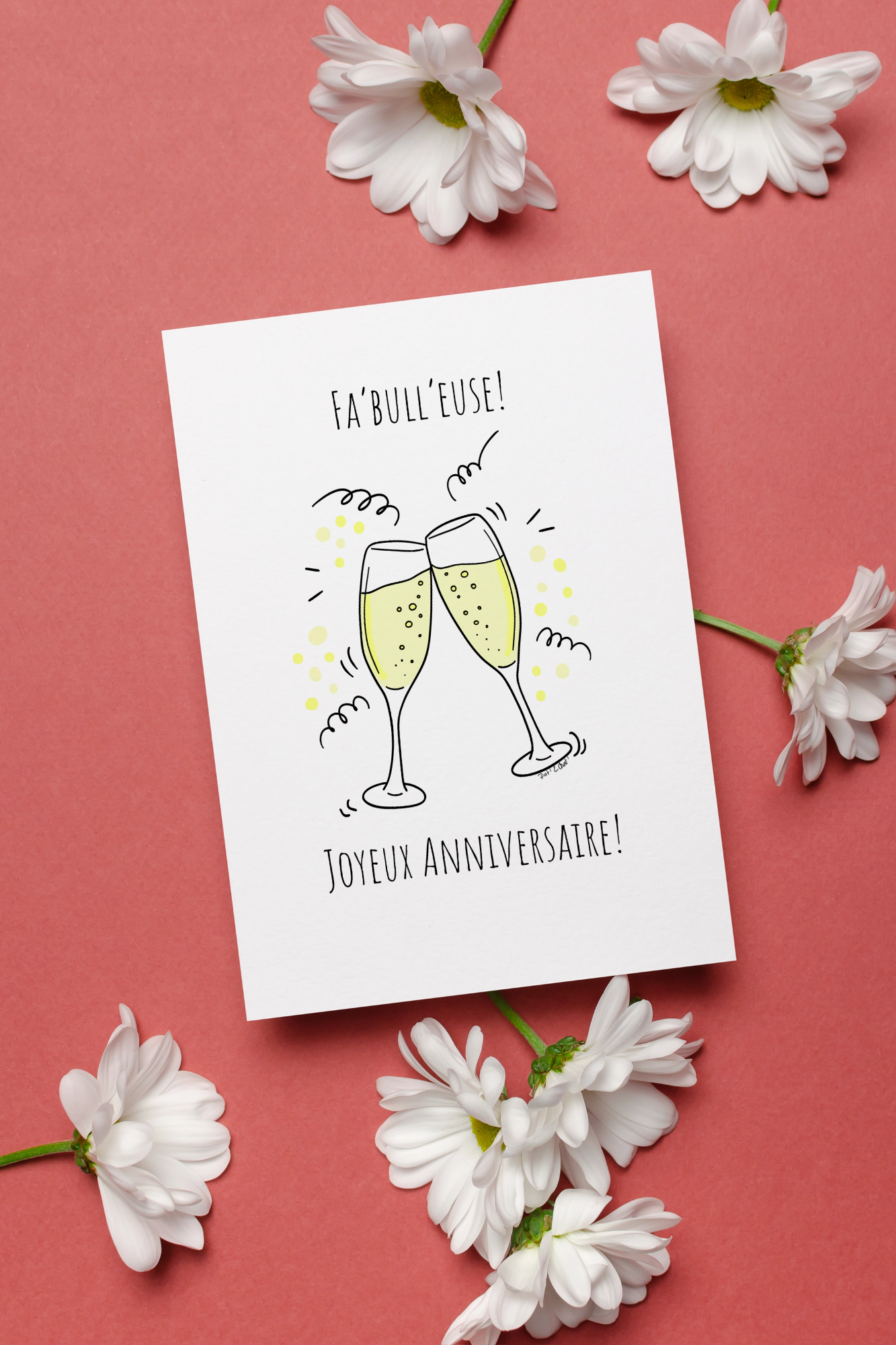Carte Fa Bull'Euse - Joyeux Anniversaire