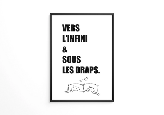 Vers l'infini & sous les draps - Affiche