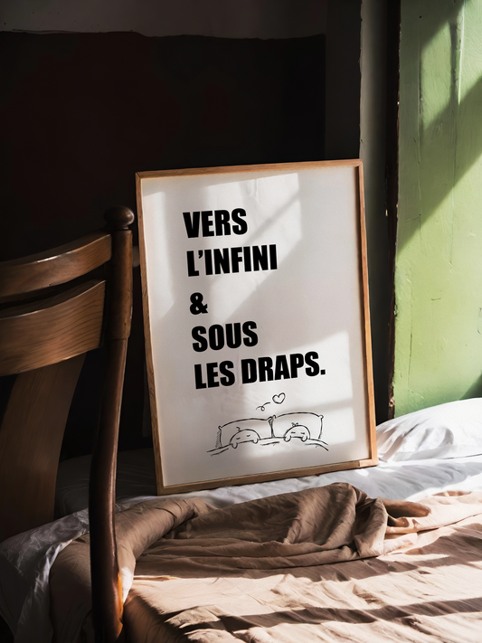 Vers l'infini & sous les draps - Affiche