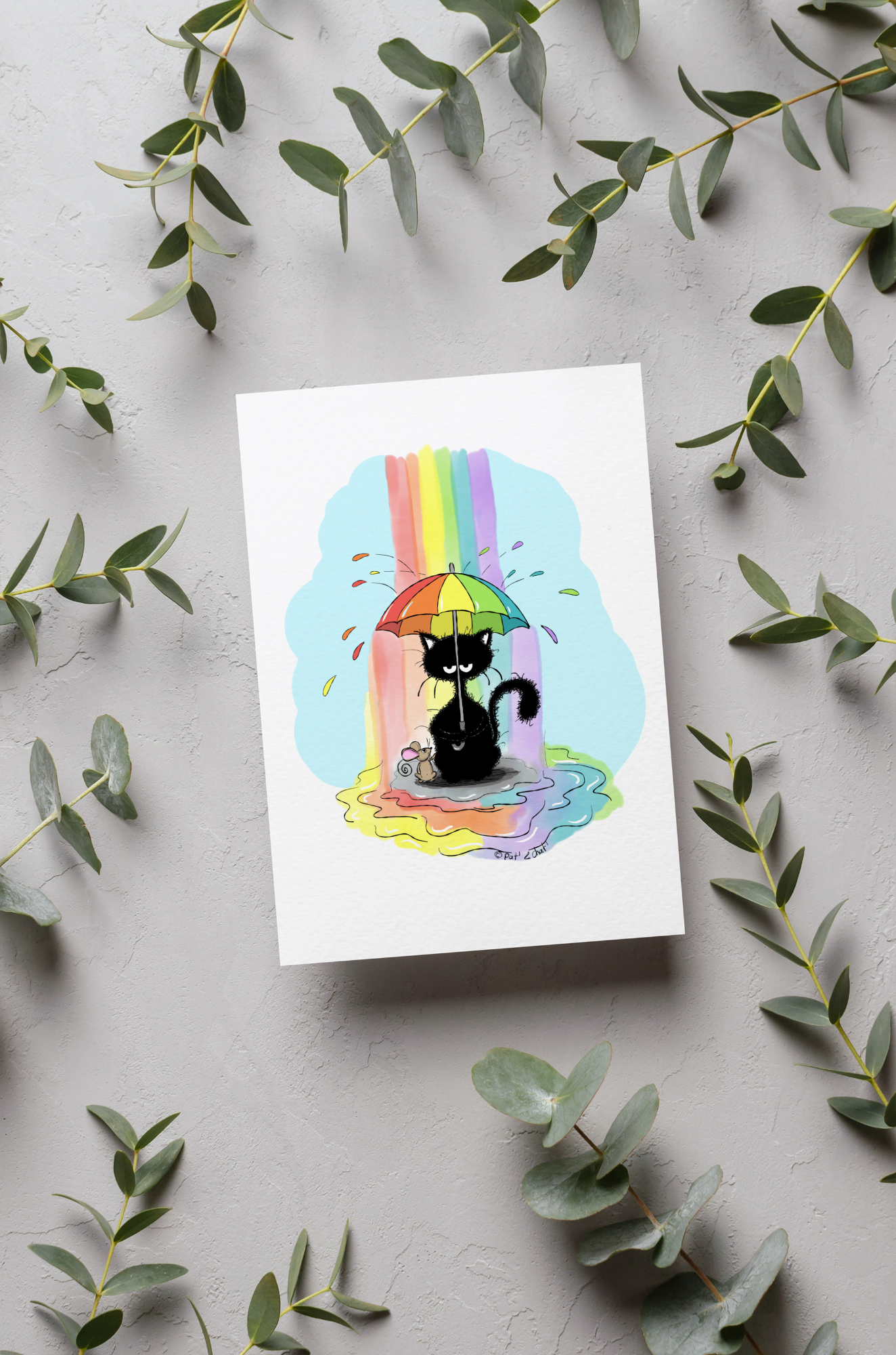 Carte Après la pluie, la couleur