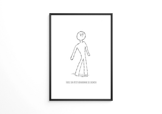 Faire son petit bonhomme de chemin - Affiche