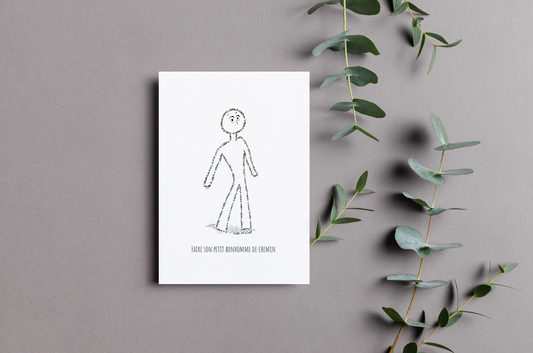 Carte Petit bonhomme de chemin