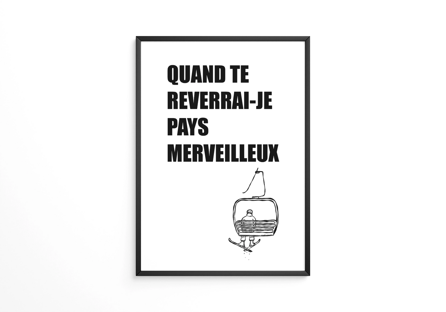 Quand te reverrai-je pays merveilleux - Affiche