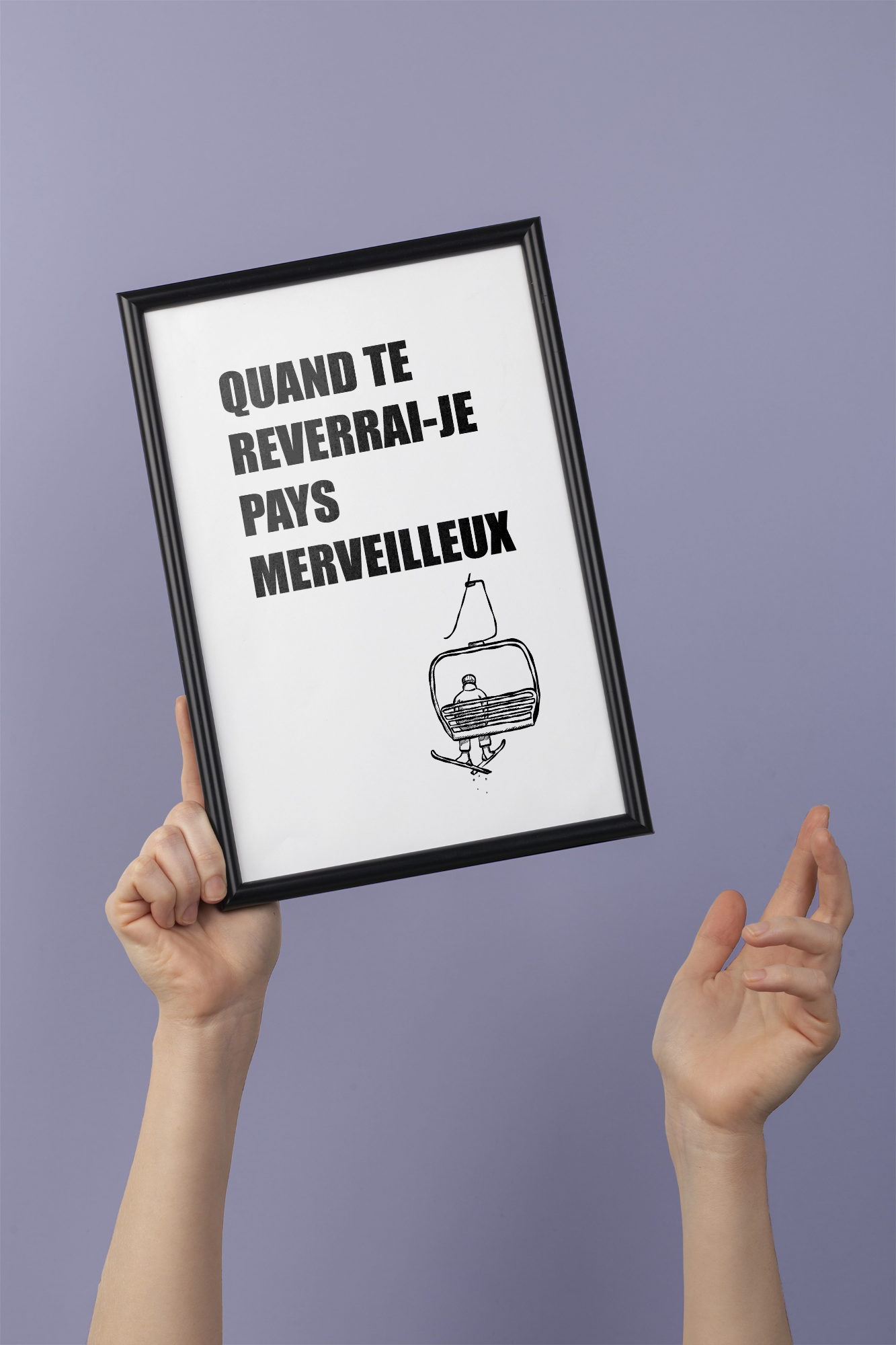 Quand te reverrai-je pays merveilleux - Affiche