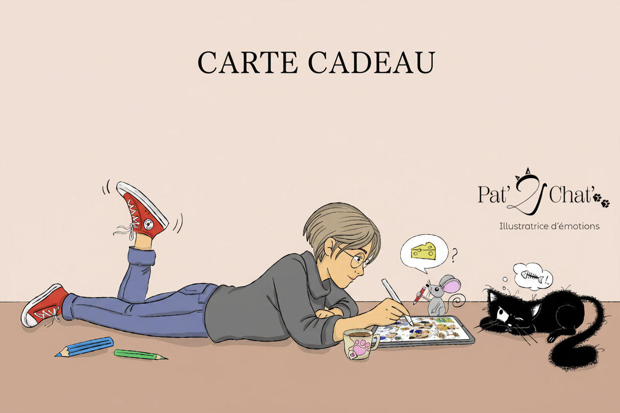 Carte-cadeau Pat' 2 Chat' Au Mur