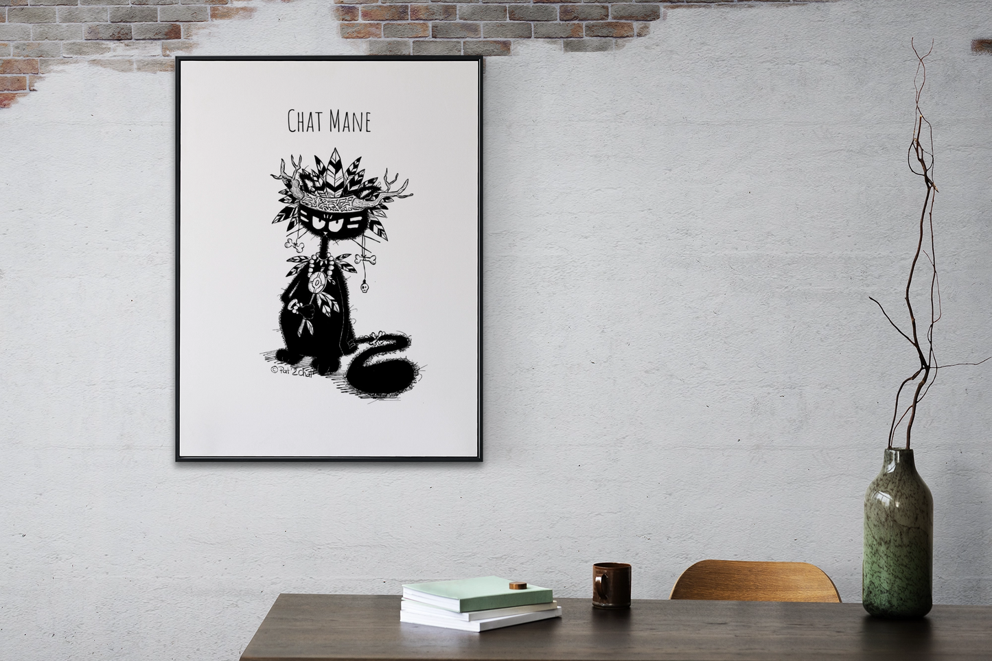 Chat Mane - Affiche
