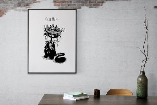 Chat Mane - Affiche