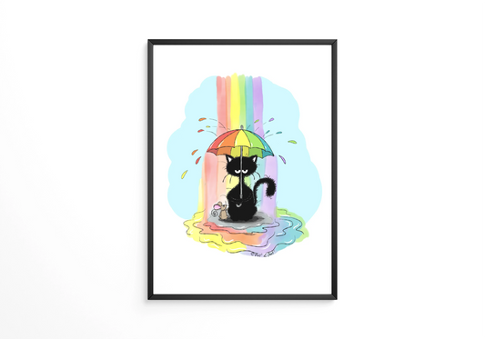 Après la pluie, la couleur - Affiche