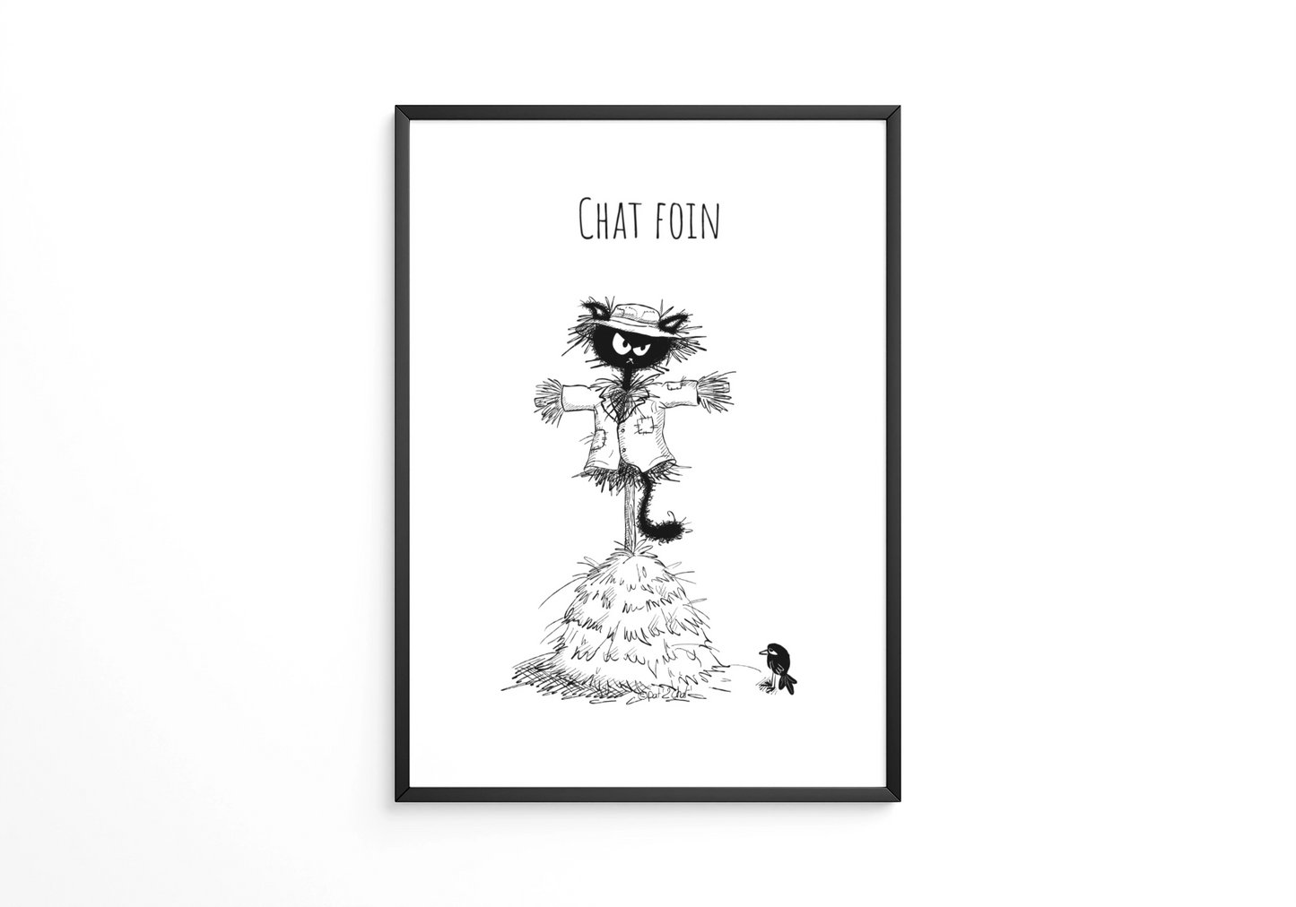 Chat Foin - Affiche