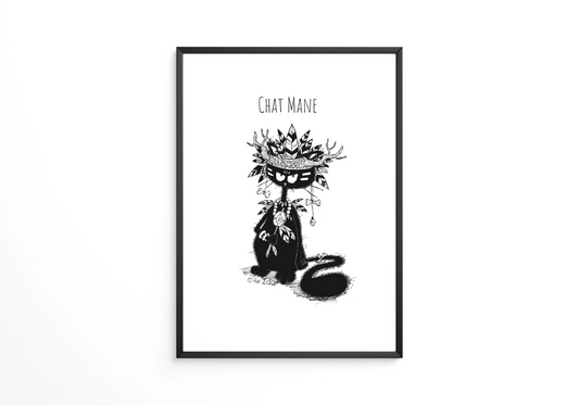Chat Mane - Affiche