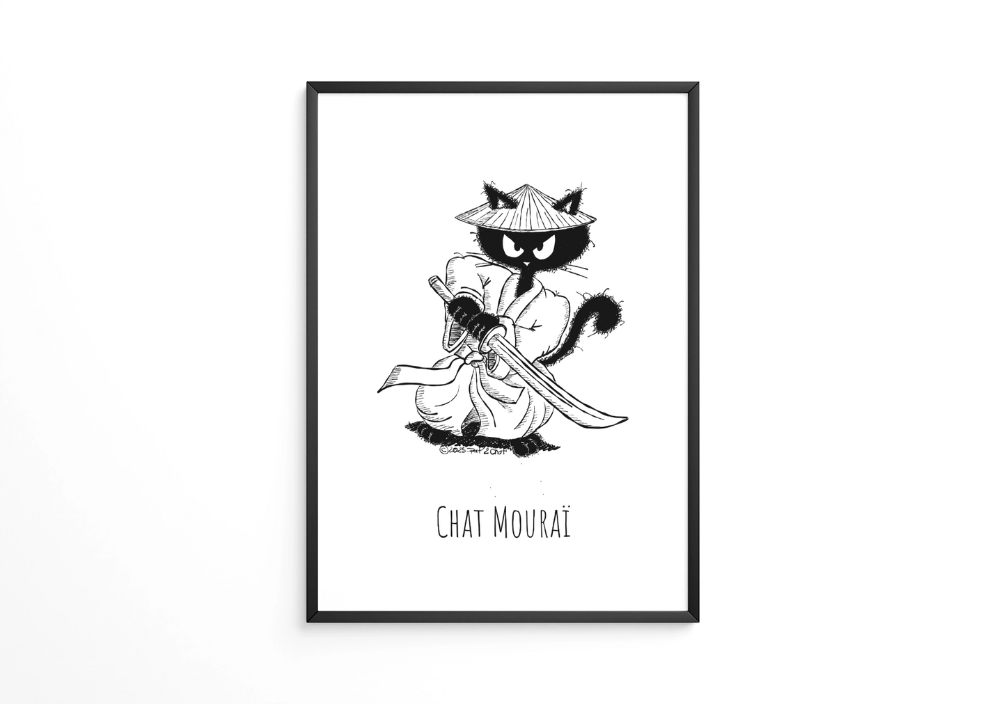 Chat Mouraï - Affiche