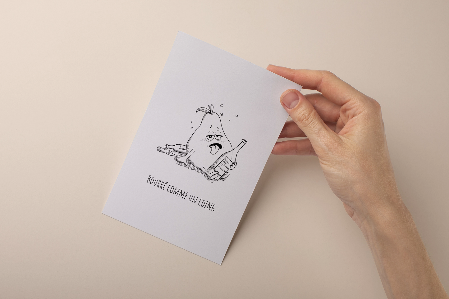 Carte Bourré comme un coing