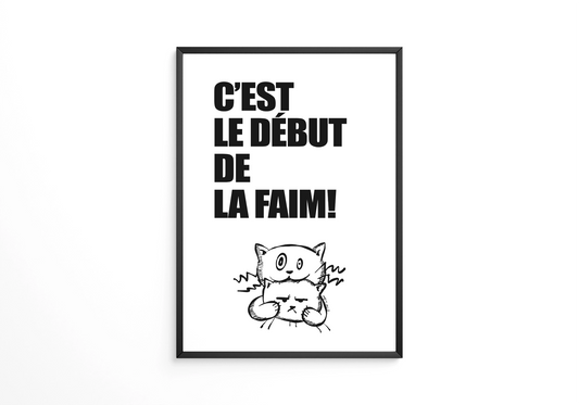 C'est le début de la faim - Affiche