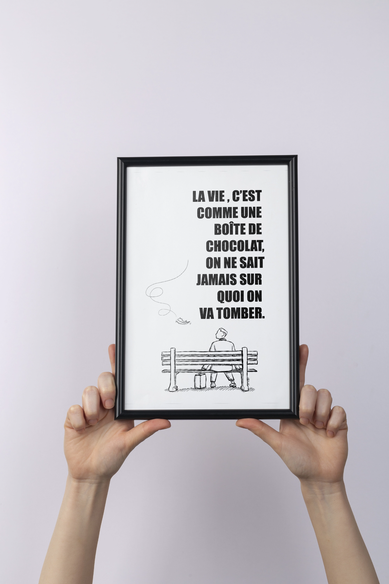 La vie c'est comme une boîte de chocolat - Affiche