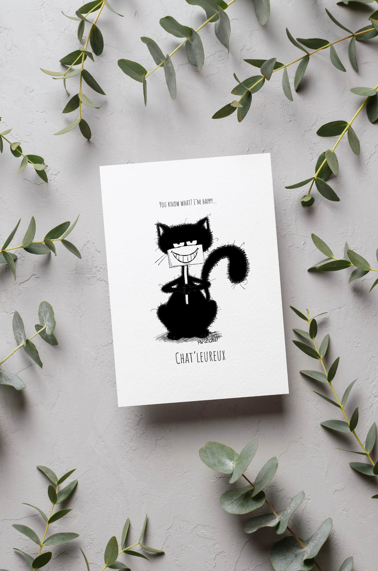 Carte Chat'leureux