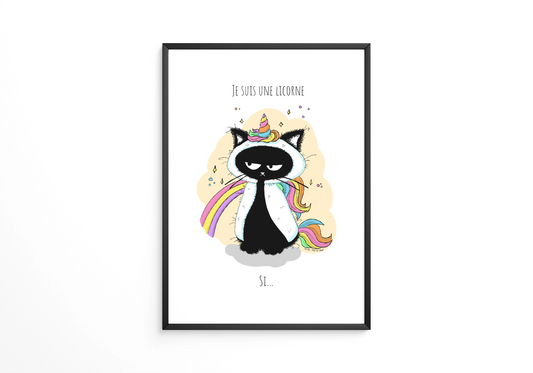 Je suis une licorne... Si ! - Affiche