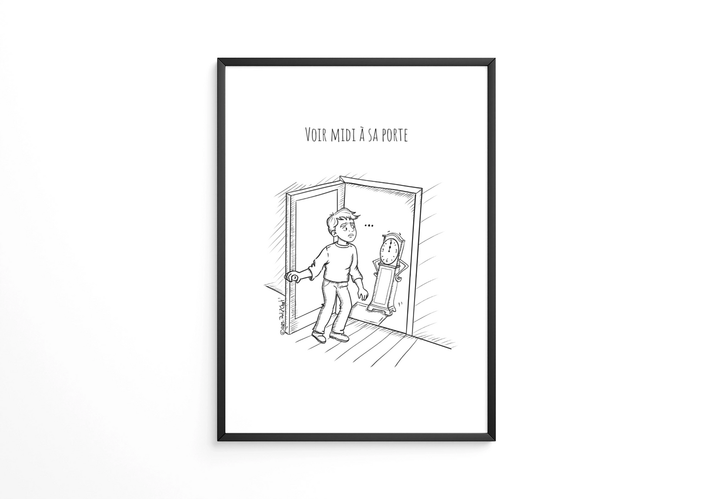 Voir midi à sa porte - Affiche