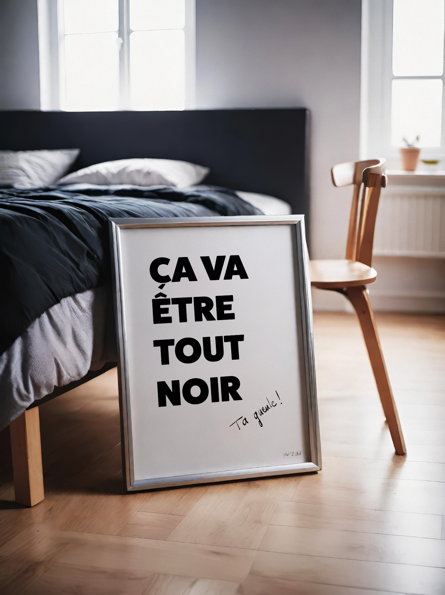 Ça va être tout noir - Affiche