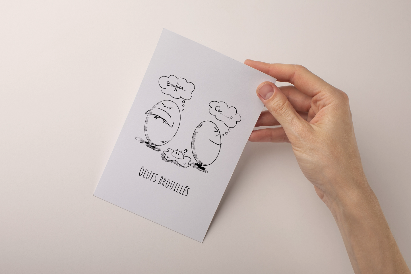 Carte Oeufs brouillés