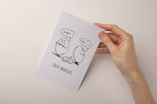 Carte Oeufs brouillés