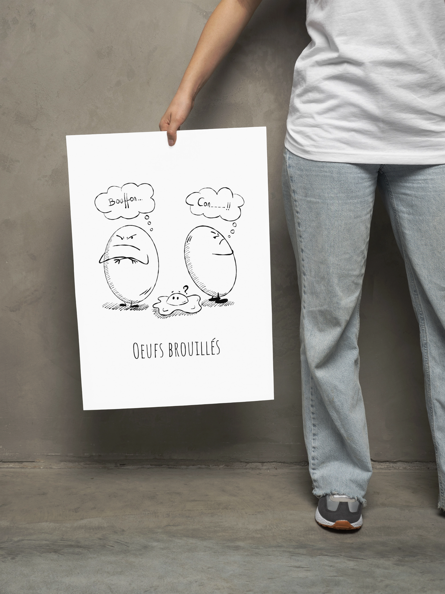 Oeufs brouillés - Affiche