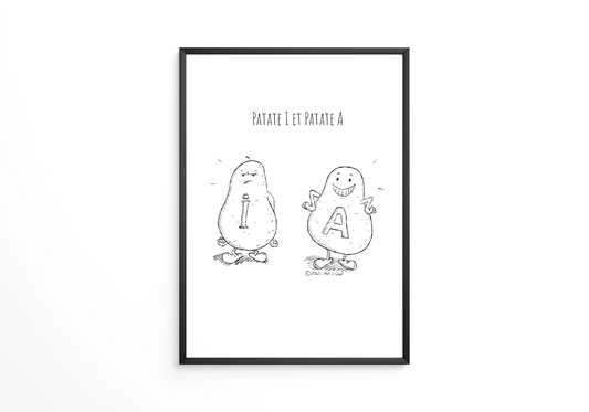Patate I et Patate A - Affiche