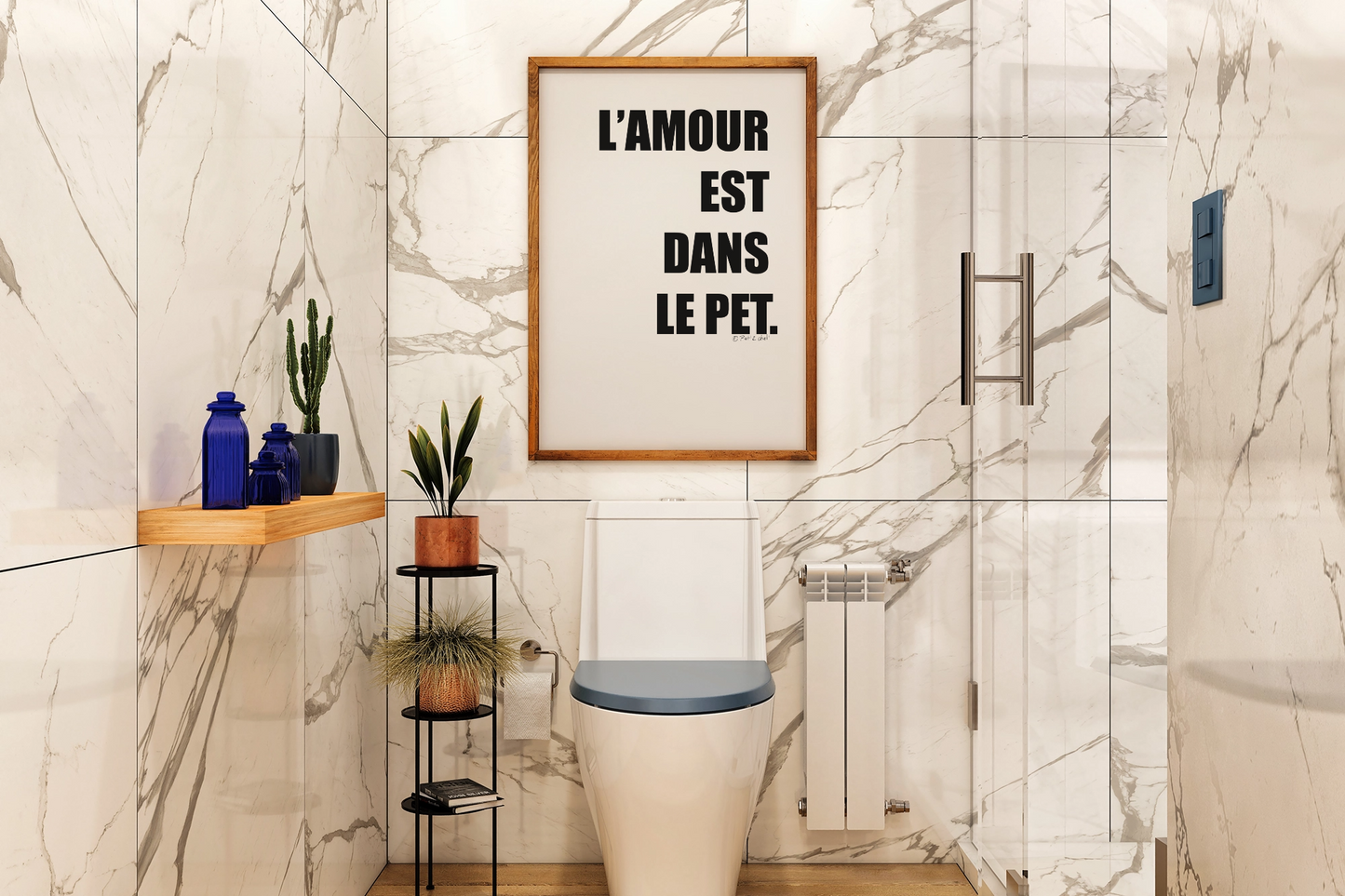 L'amour est dans le pet - Affiche