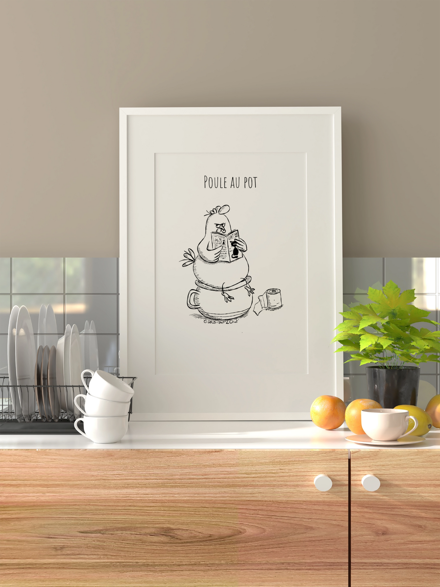 Poule au pot - Affiche