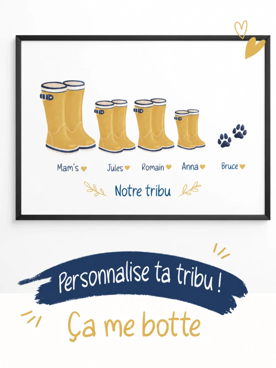 Affiche personnalisée Ça me botte