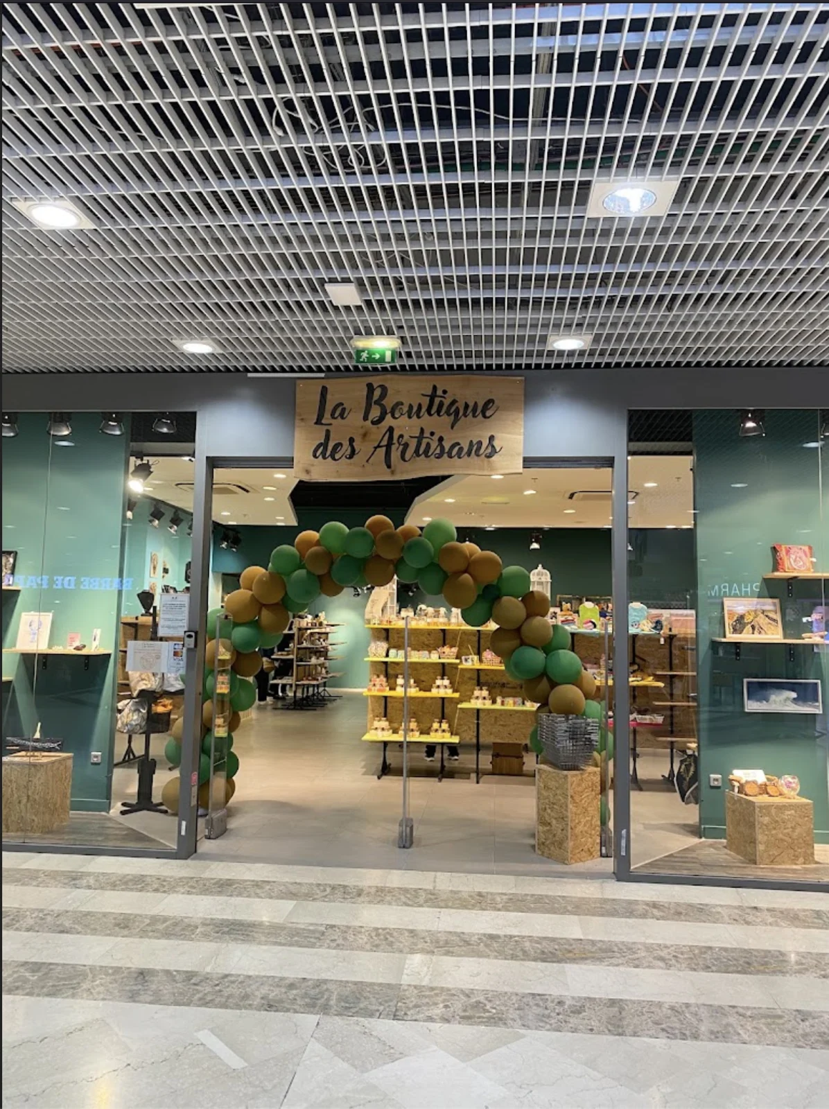 L’entrée de La Boutique des Artisans à Brest.