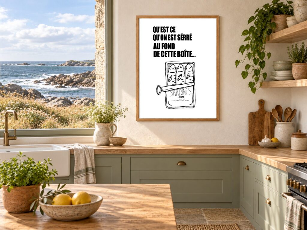Mise en situation Cuisine-Ocean de Qu&rsquo;est ce qu&rsquo;on est serré