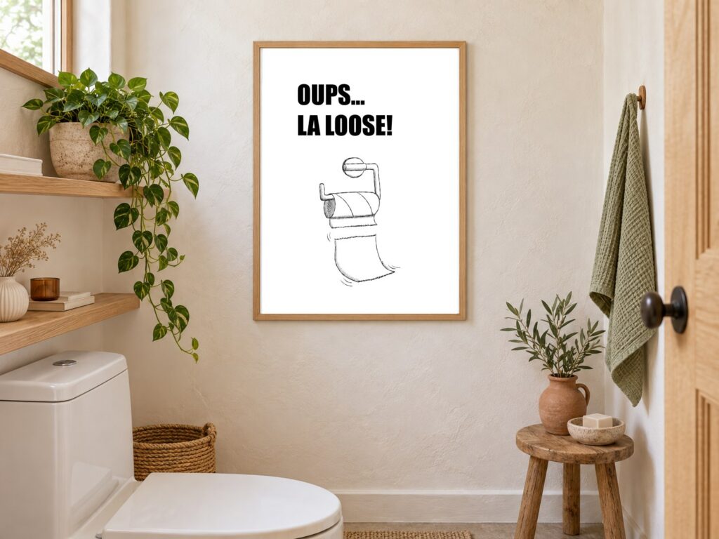 Mise en situation Toilettes de Oups … la loose !