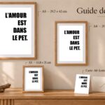 Guide des tailles de L&rsquo;amour est dans le pet