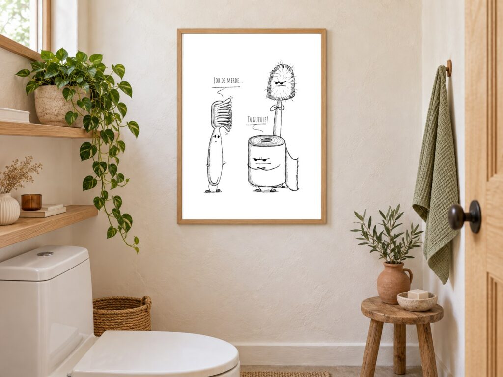 Mise en situation Toilettes de Job de merde …