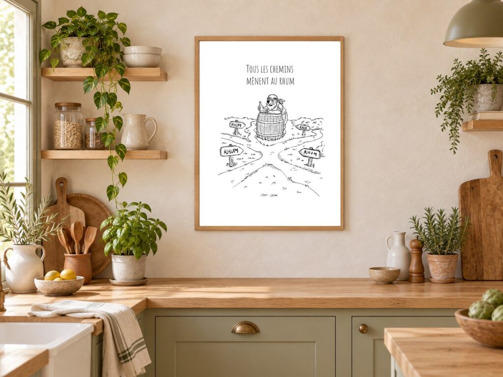 Mise en situation Cuisine de Tous les chemins mènent au rhum