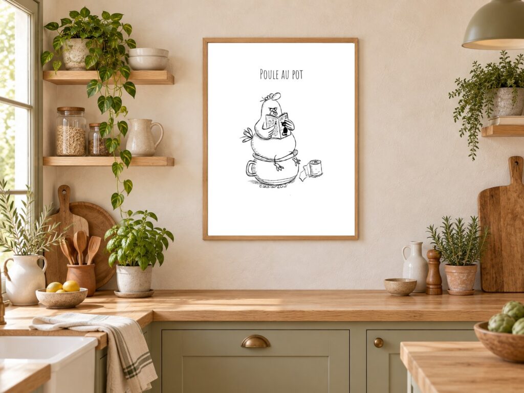 Mise en situation Cuisine de Poule au pot