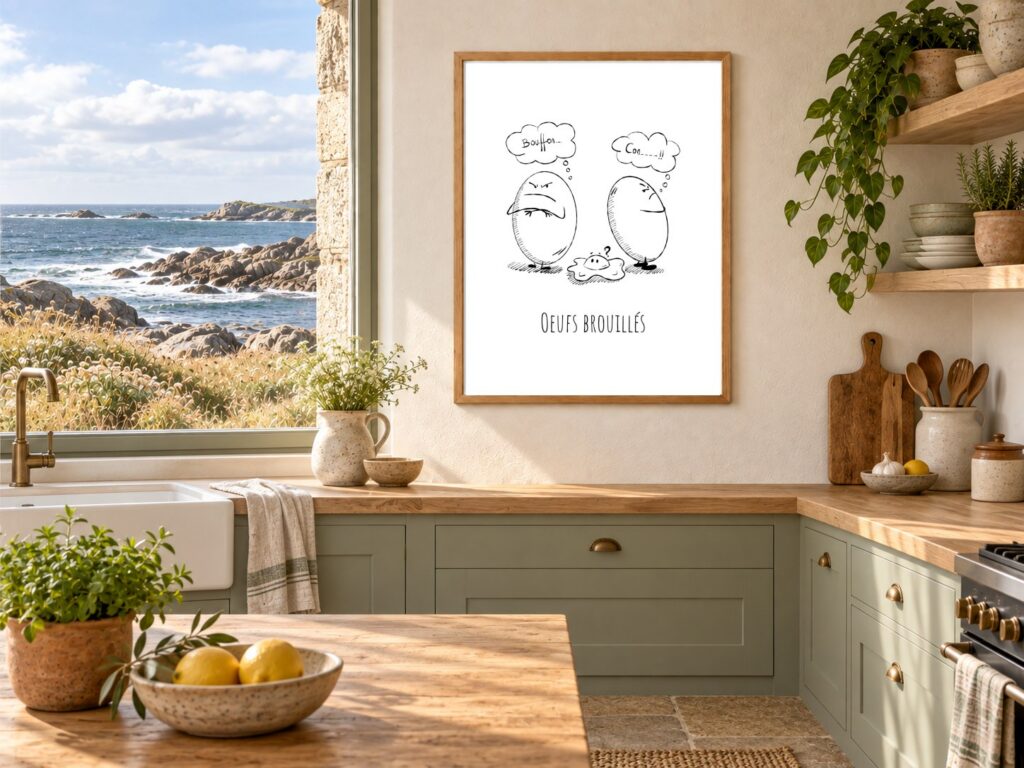 Mise en situation Cuisine-Ocean de Œufs brouillés