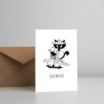 Mise en situation Conception de maquette de carte de Chat Mourai