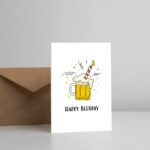 Mise en situation Conception de maquette de carte de Happy Beerday