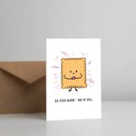 Mise en situation Conception de maquette de carte de Un petit beurr&rsquo; day to you …